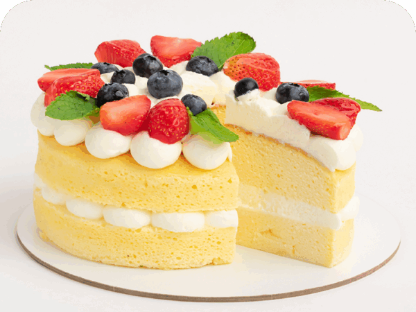 Торт JAPCAKE классический с ягодами