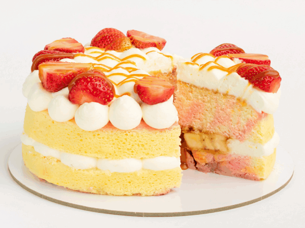 Торт JAPCAKE клубника-банан
